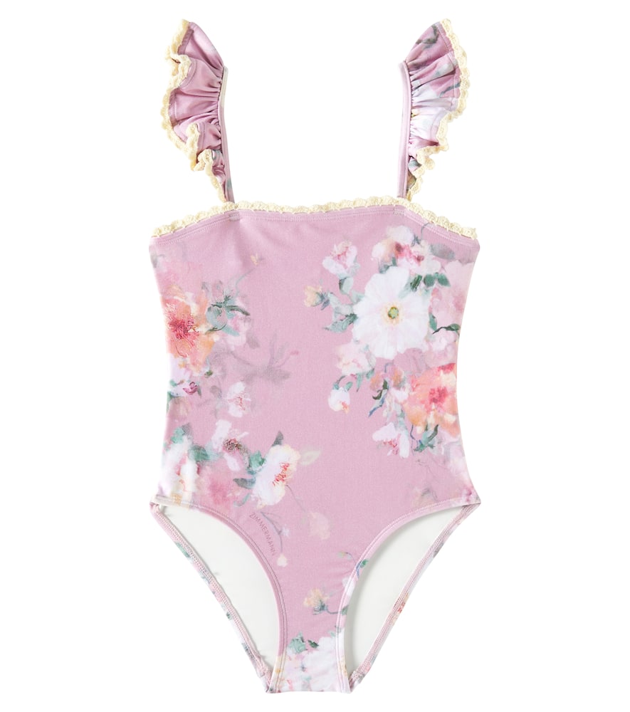 Zimmermann Kids Everley floral swimsuit