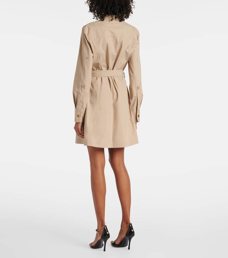 Givenchy Taupe Safari Dress In Poplin In Beige