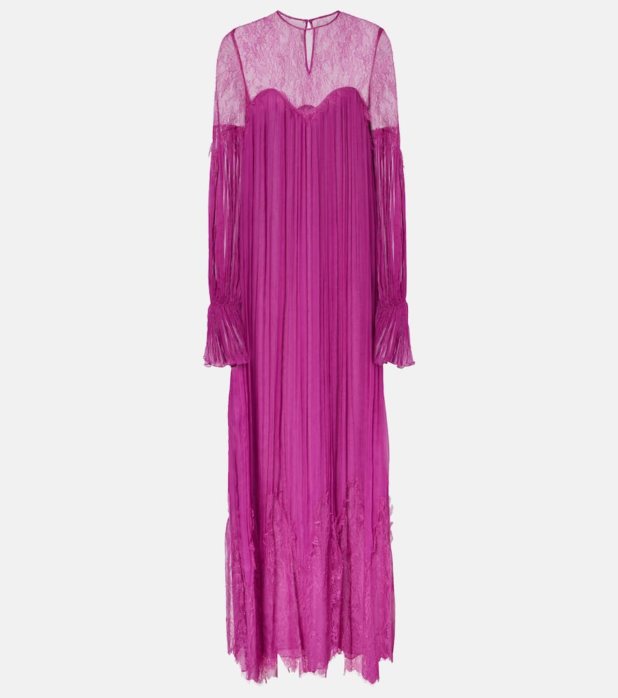 Costarellos Renia In Viola Silk In Purple