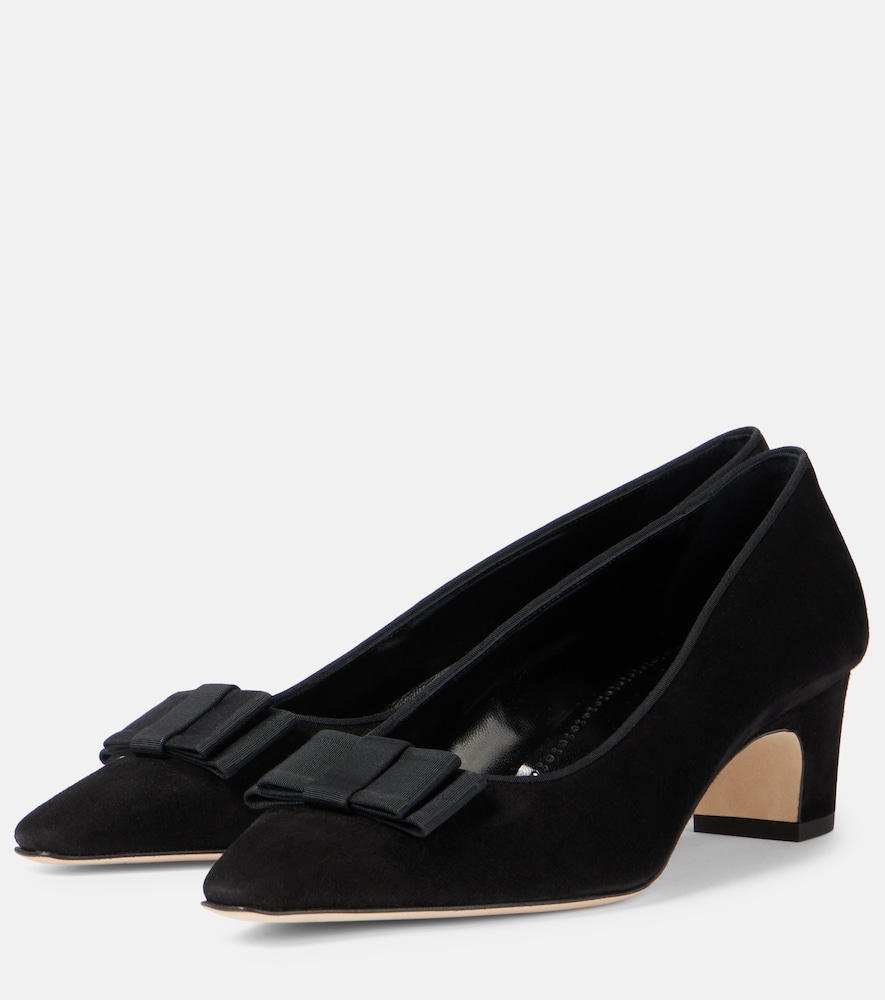  Manolo Blahnik Manolo Blahnik Pumps Reador 50 Aus Veloursleder 