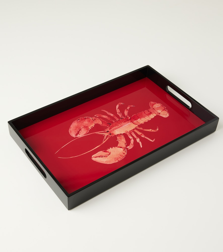  Les-ottomans Les-ottomans Tablett Lobster 