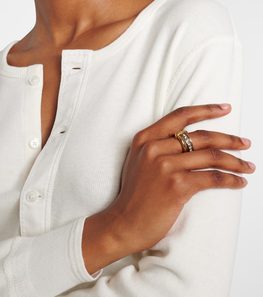 Chloé Embellished Logo Ring