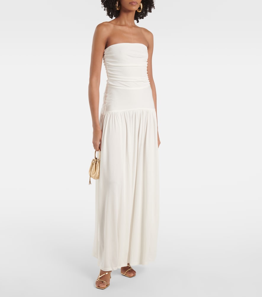 Staud Mariana jersey corset dress