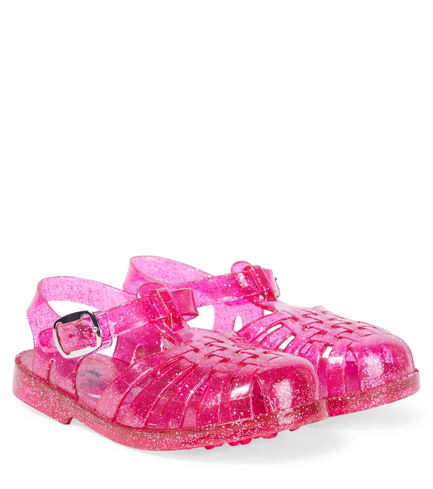 Konges Slojd Nea Glitter Sandals In Pink