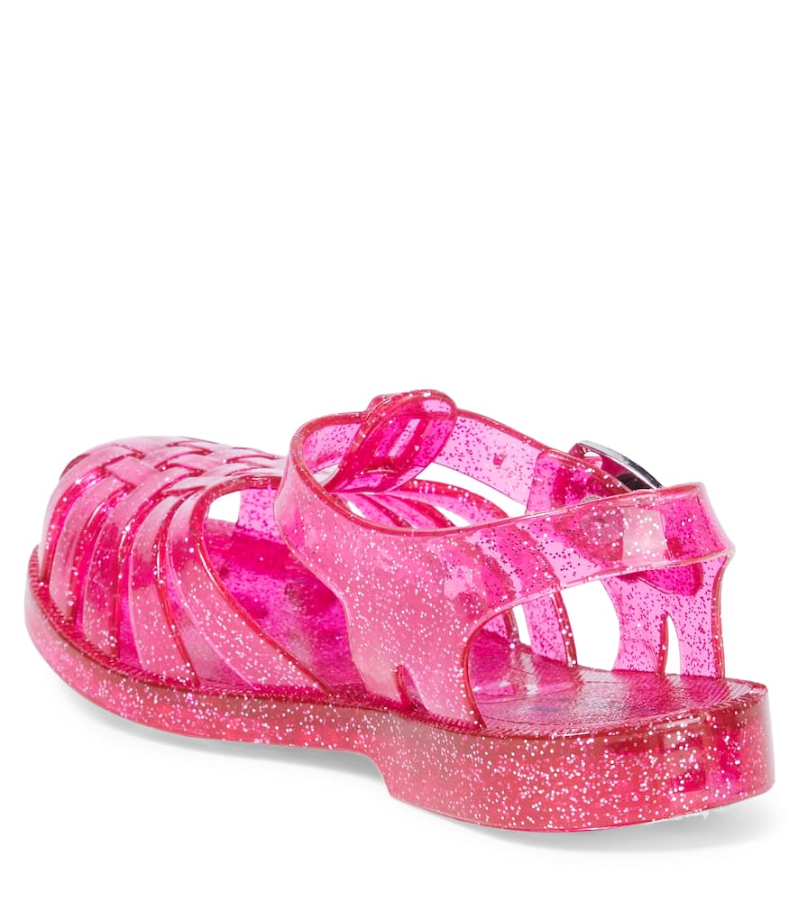 Konges Slojd Nea Glitter Sandals In Pink