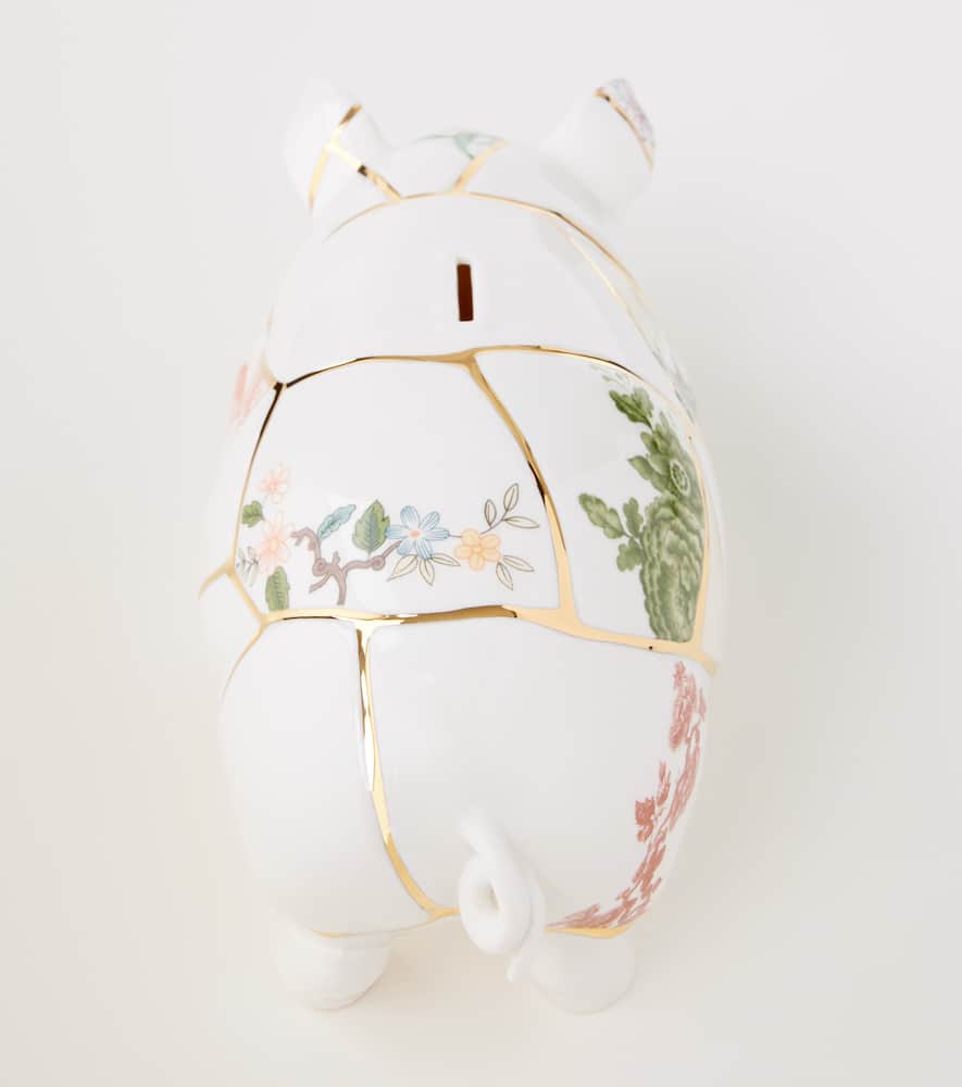 Seletti Kintsugi piggy bank by Marcantonio Raimondi Malerba