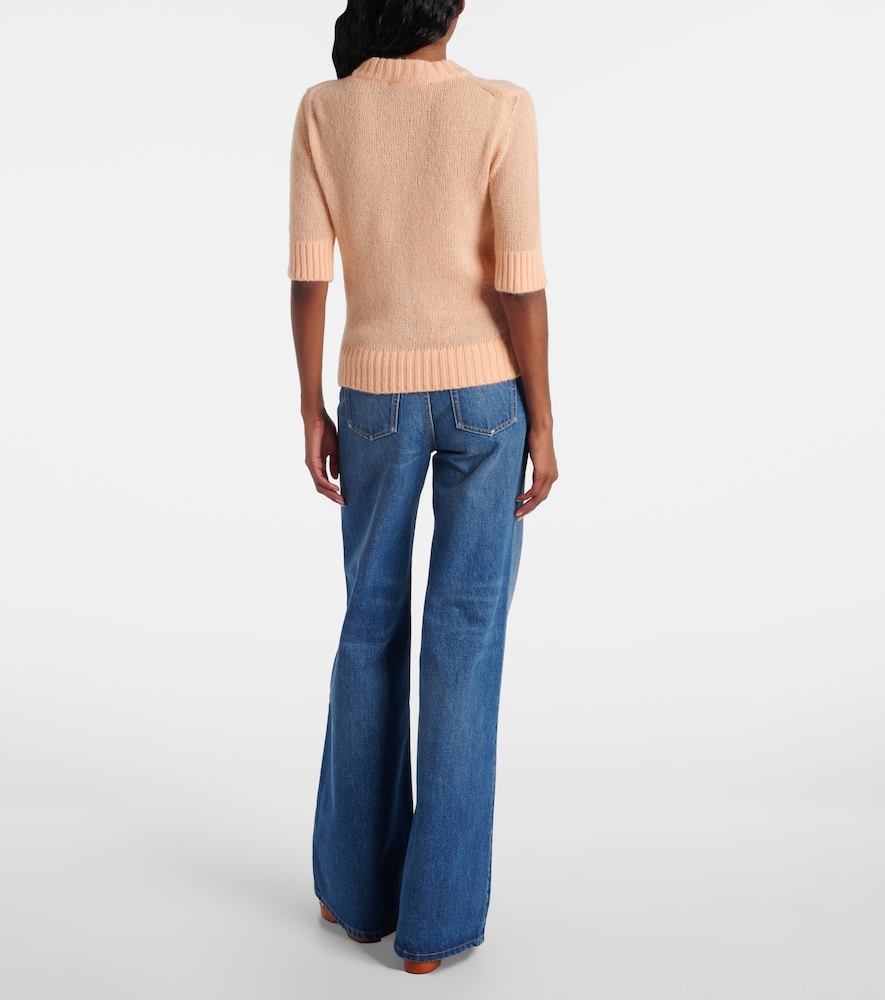  Chloe Chloe Logo Alpaca And Silk Sweater 