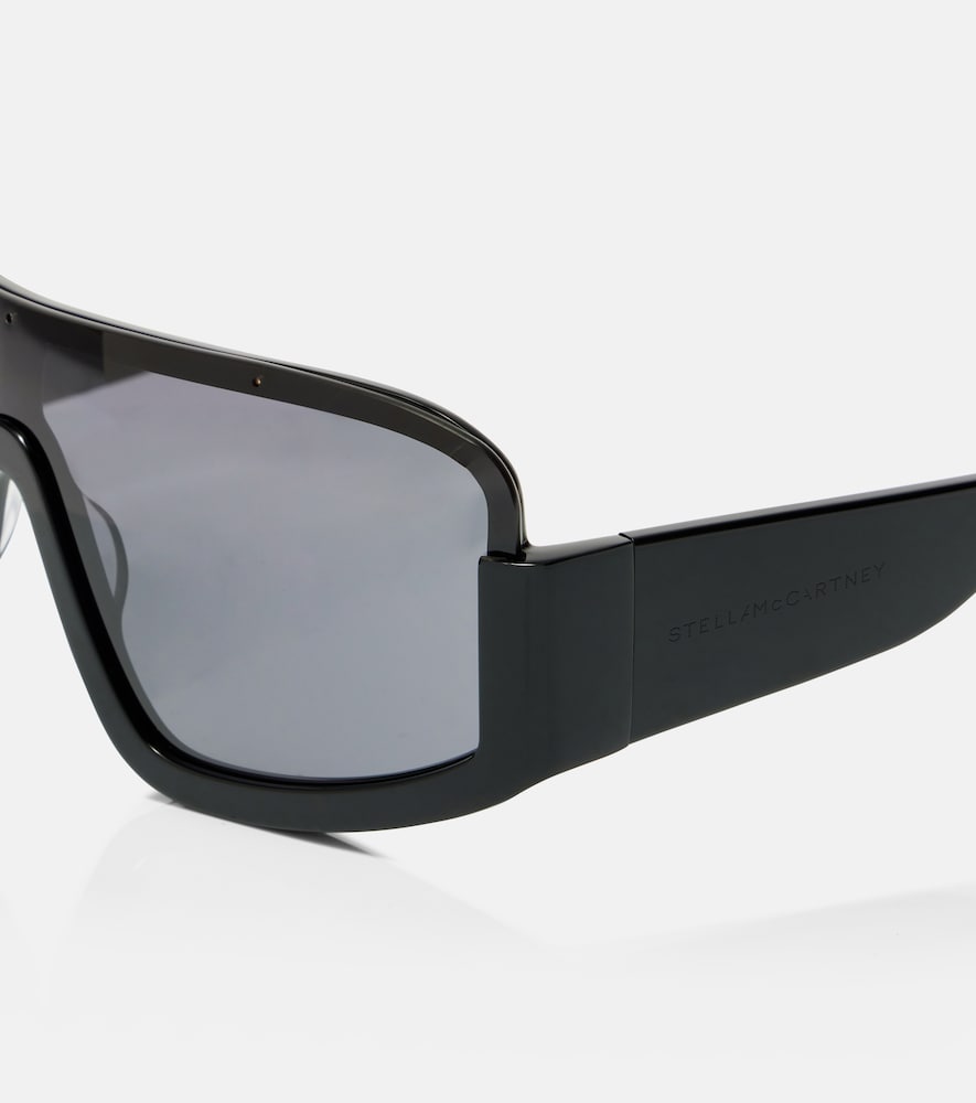  Stella Mccartney Stella Mccartney Logo Flat-top Sunglasses 