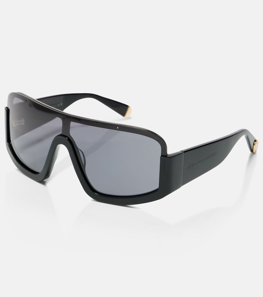  Stella Mccartney Stella Mccartney Logo Flat-top Sunglasses 