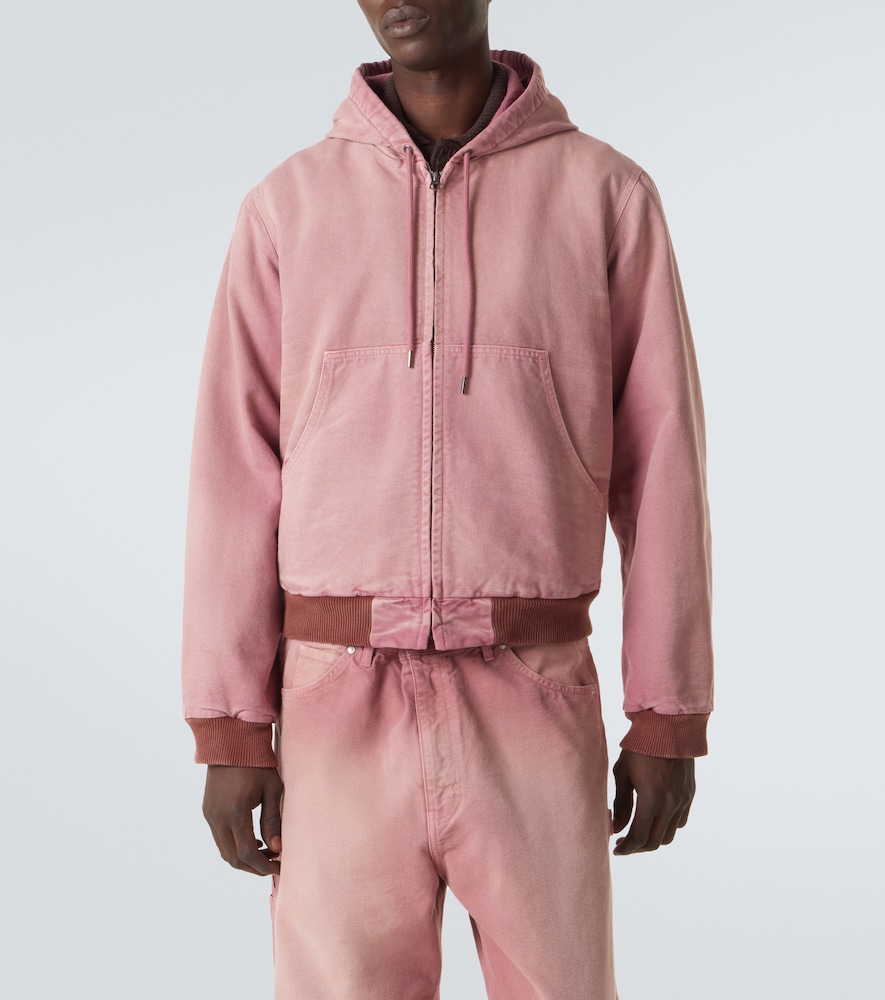  Auralee Auralee Cropped Cotton Hoodie 
