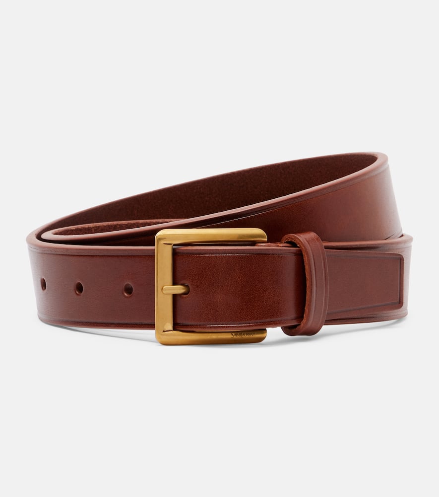 Leather belt