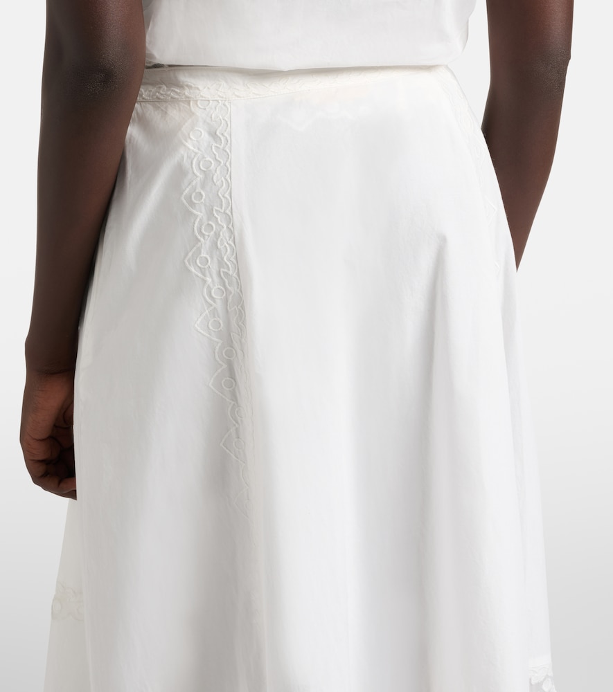 Lucia Embroidered Cotton Midi