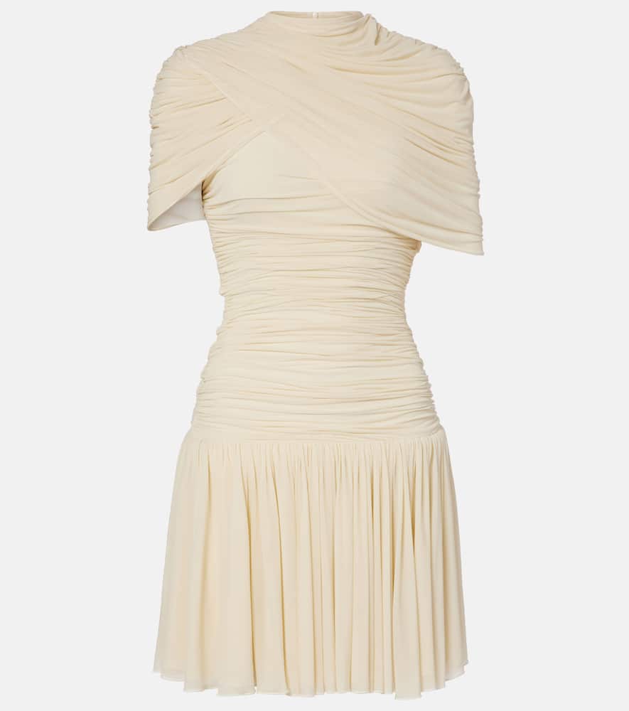 Shirred minidress