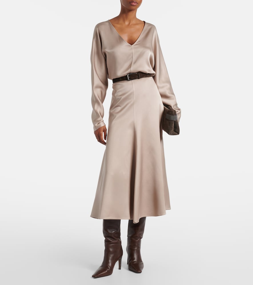  Brunello Cucinelli Brunello Cucinelli Midirock Aus Seide 