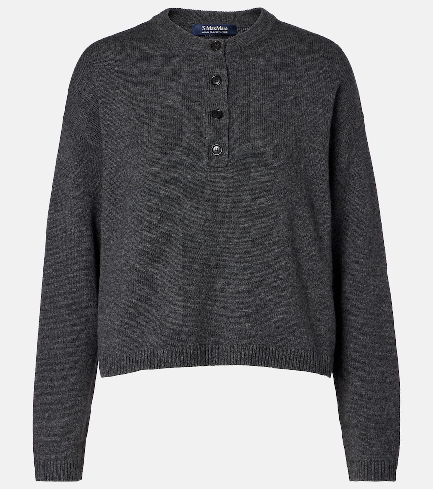 's Max Mara Wool And Cashmere Sweater In Gray
