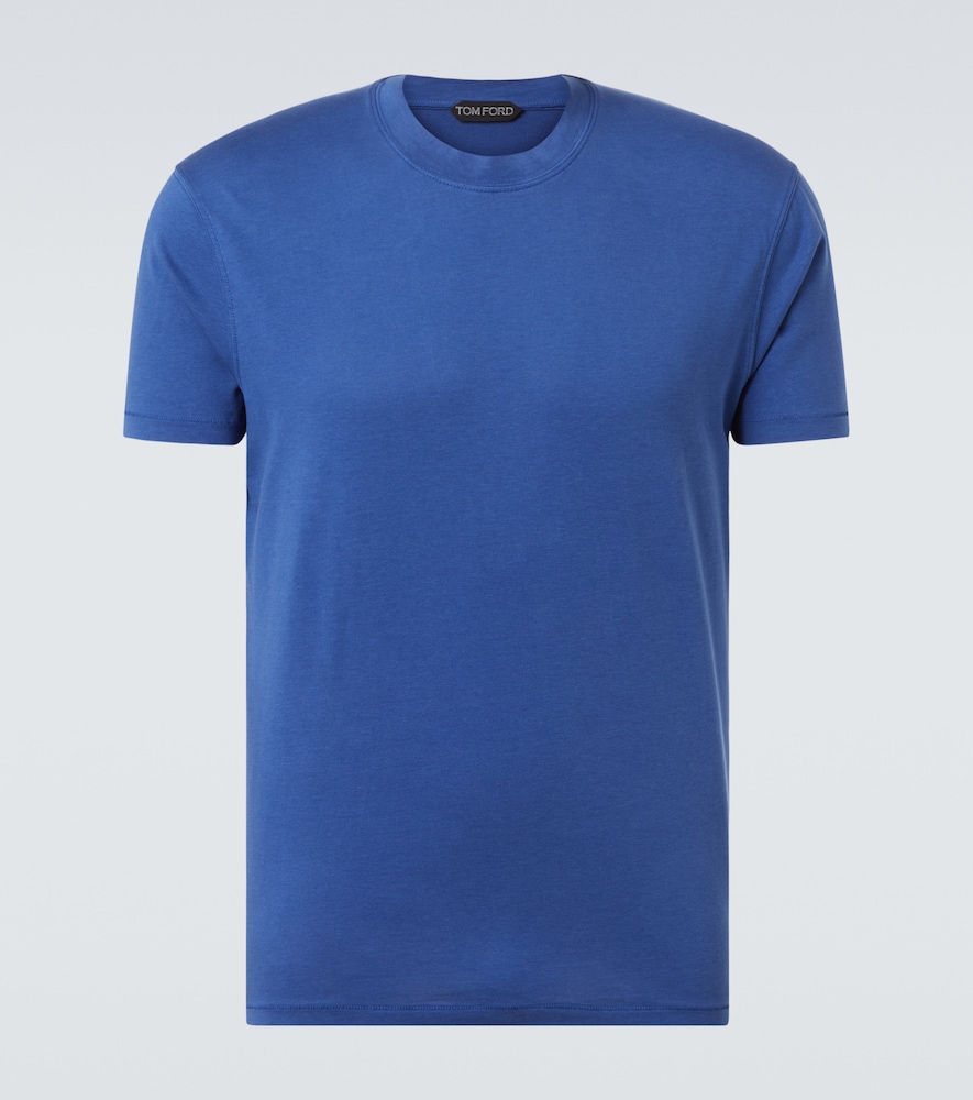 Tom Ford Men's Blue Jersey T-Shirt UK Size 42 - Mytheresa