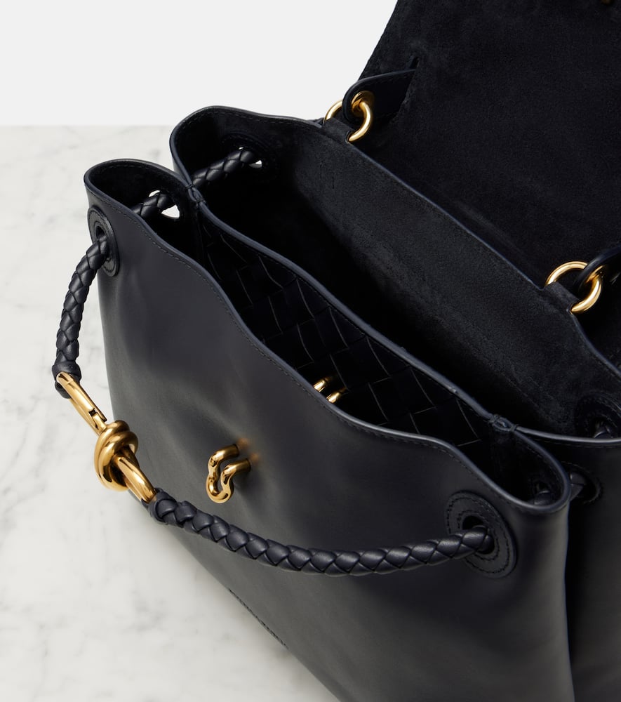 Bottega Veneta Ciao Ciao Small Leather Tote Bag In Black