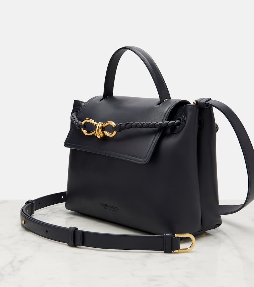 Bottega Veneta Ciao Ciao Small Leather Tote Bag In Black