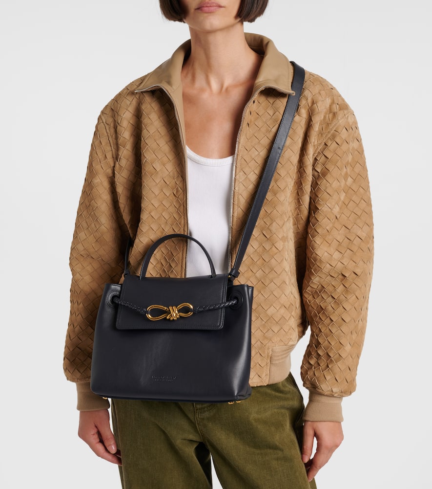 Bottega Veneta Ciao Ciao Small Leather Tote Bag In Black