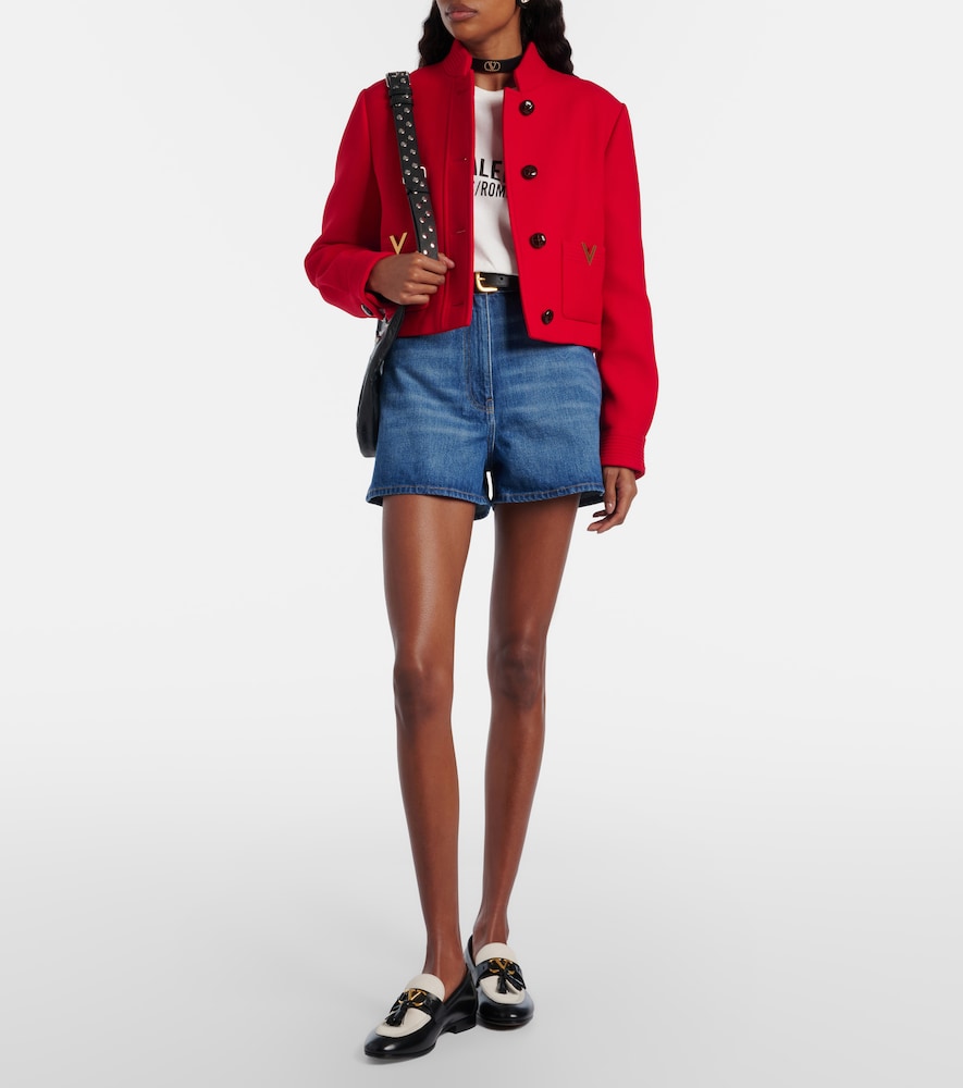  Valentino Valentino Denim Shorts 