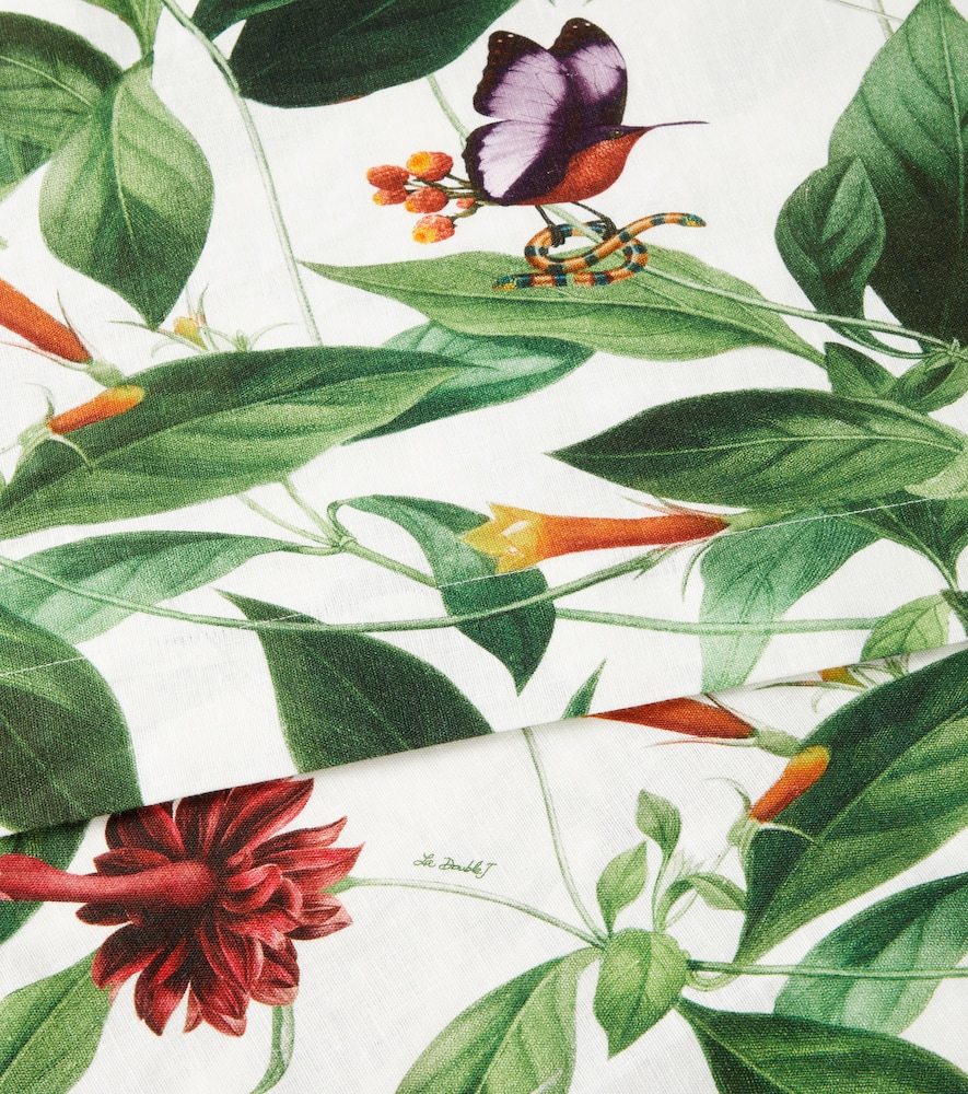  La Doublej La Doublej Bosco Blooms Large Canvas Tablecloth 