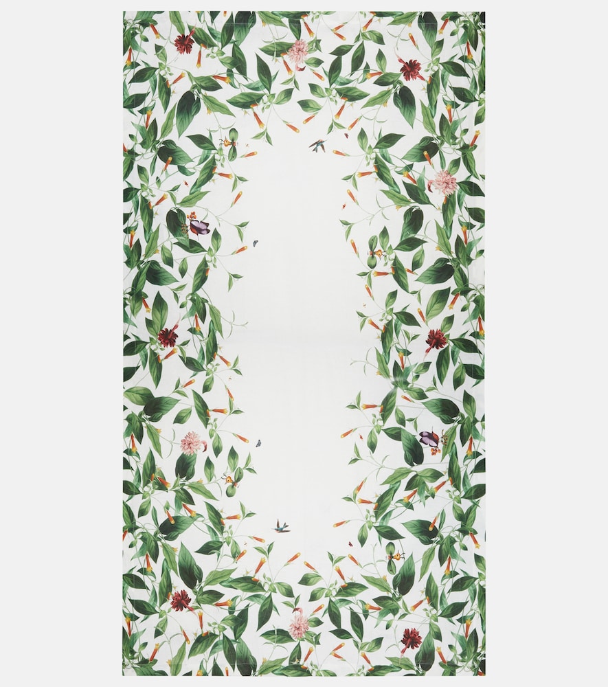  La Doublej La Doublej Bosco Blooms Large Canvas Tablecloth 