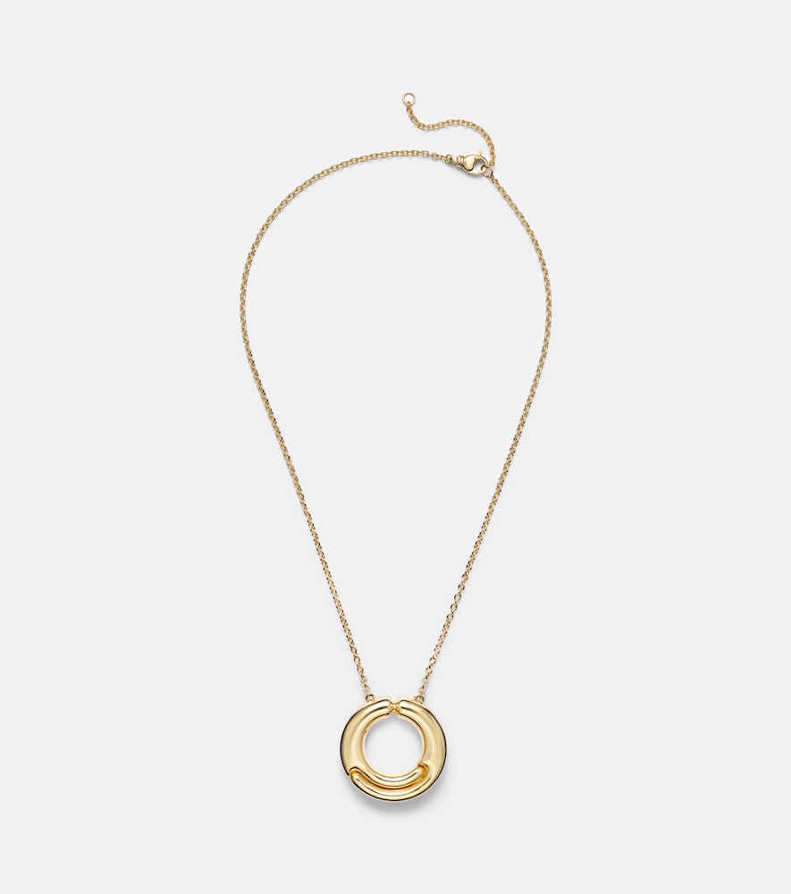 Pamela Zamore Holos 18kt gold pendant necklace