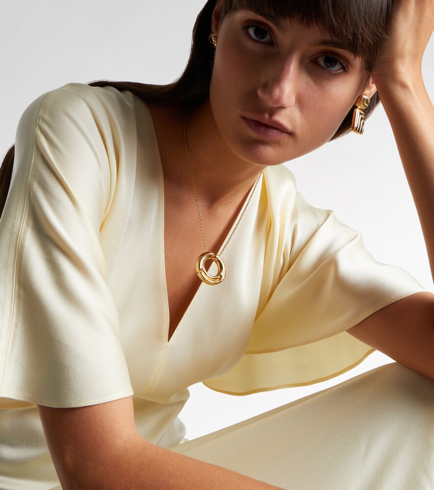 Pamela Zamore Holos 18kt gold pendant necklace