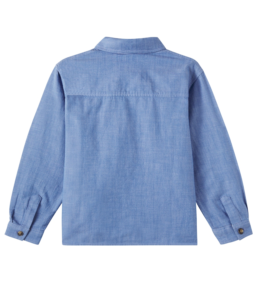  Bonpoint Bonpoint Camicia Eddy In Cotone Con Logo 