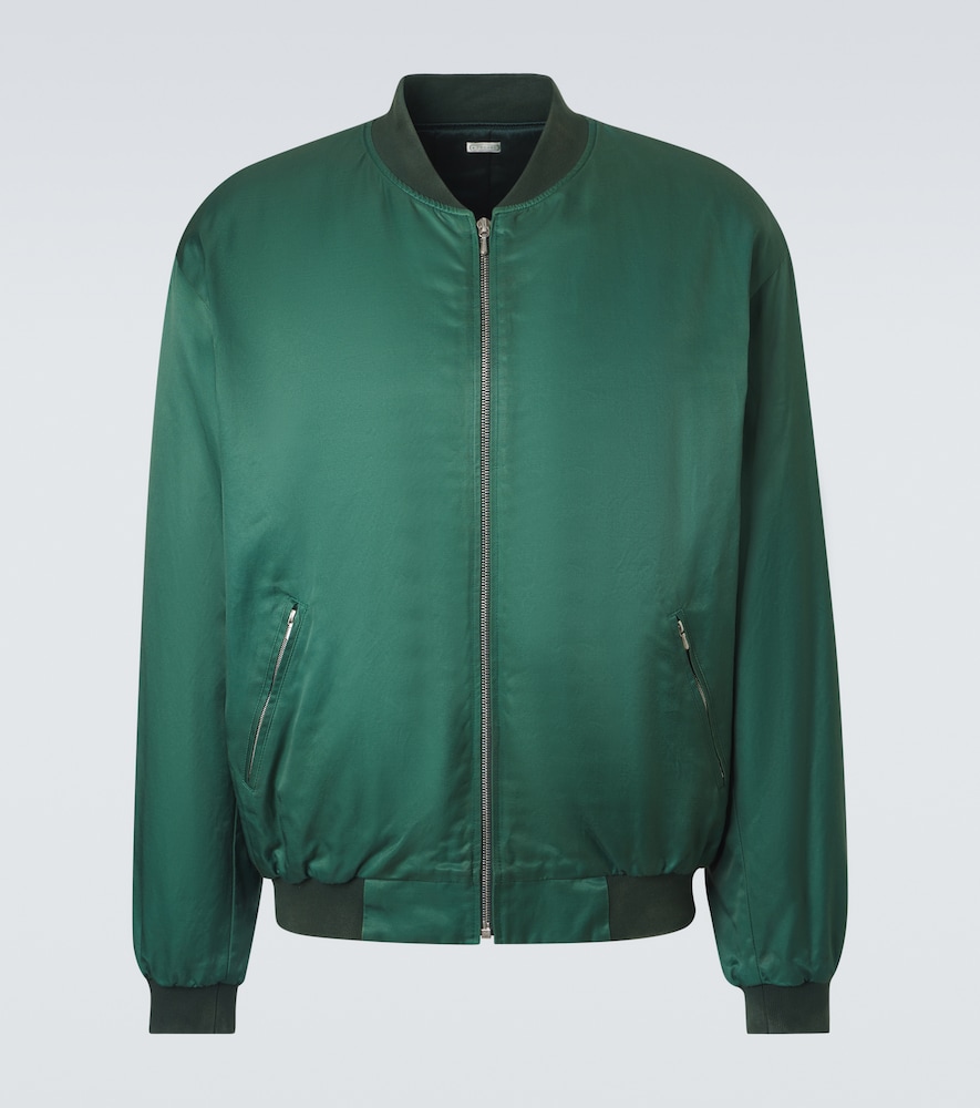 A. Presse Cotton-blend bomber jacket