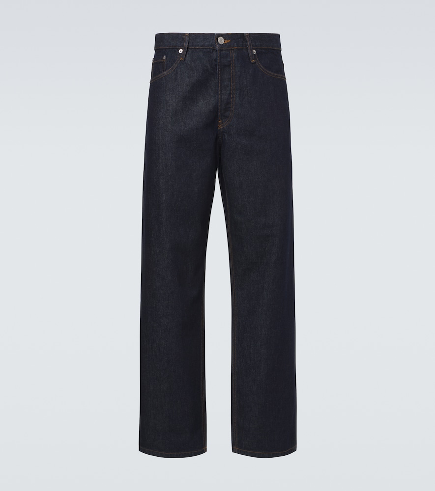 Dries Van Noten Men's Blue Wide-Leg Jeans Size 34 - Mytheresa