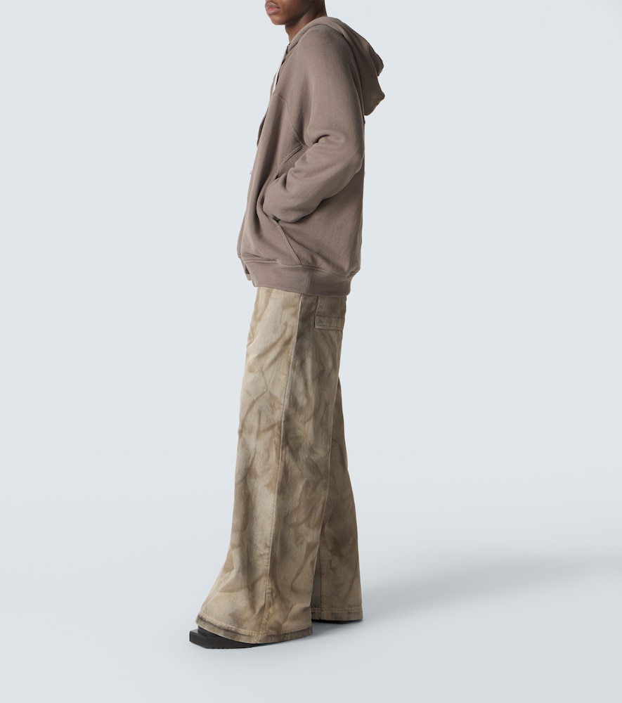  Rick Owens Rick Owens Pantalones Anchos Bela De Algodón 