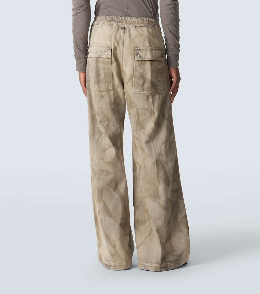  Rick Owens Rick Owens Pantalones Anchos Bela De Algodón 