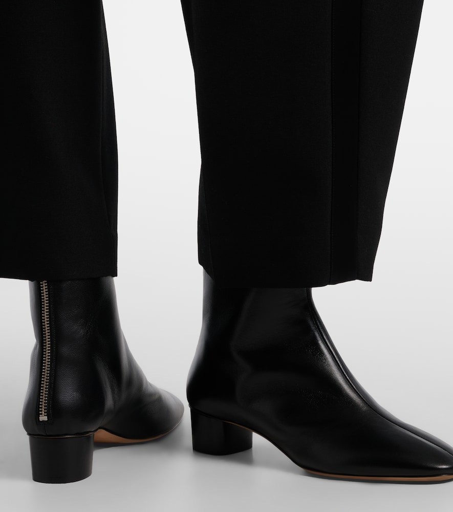 Le Monde Béryl Carole Leather Ankle Boots