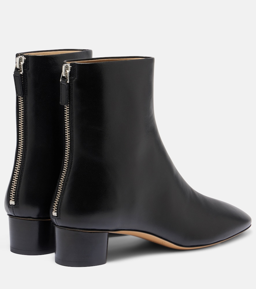  Le Monde Beryl Le Monde Bã©ryl Carole Leather Ankle Boots 