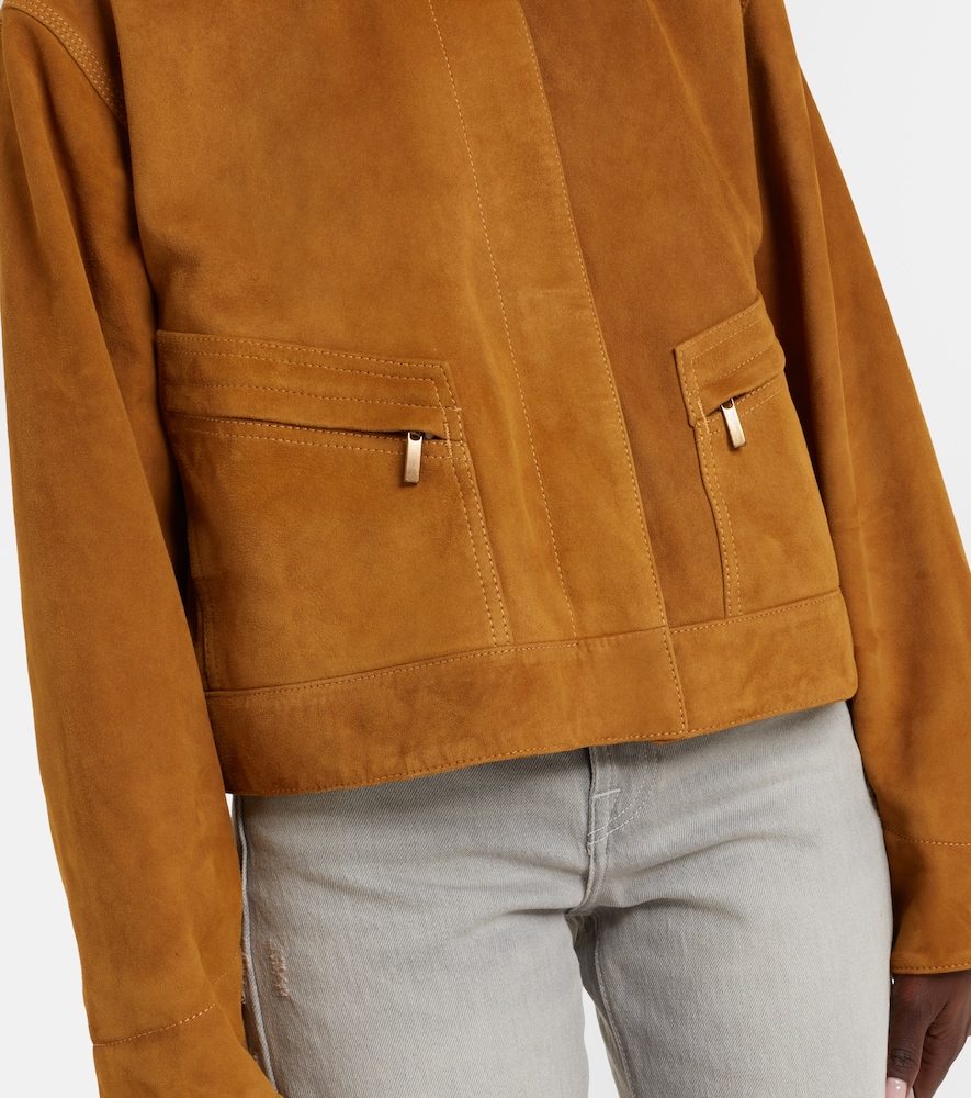  7 For All Mankind 7 For All Mankind Cropped Suede Jacket 
