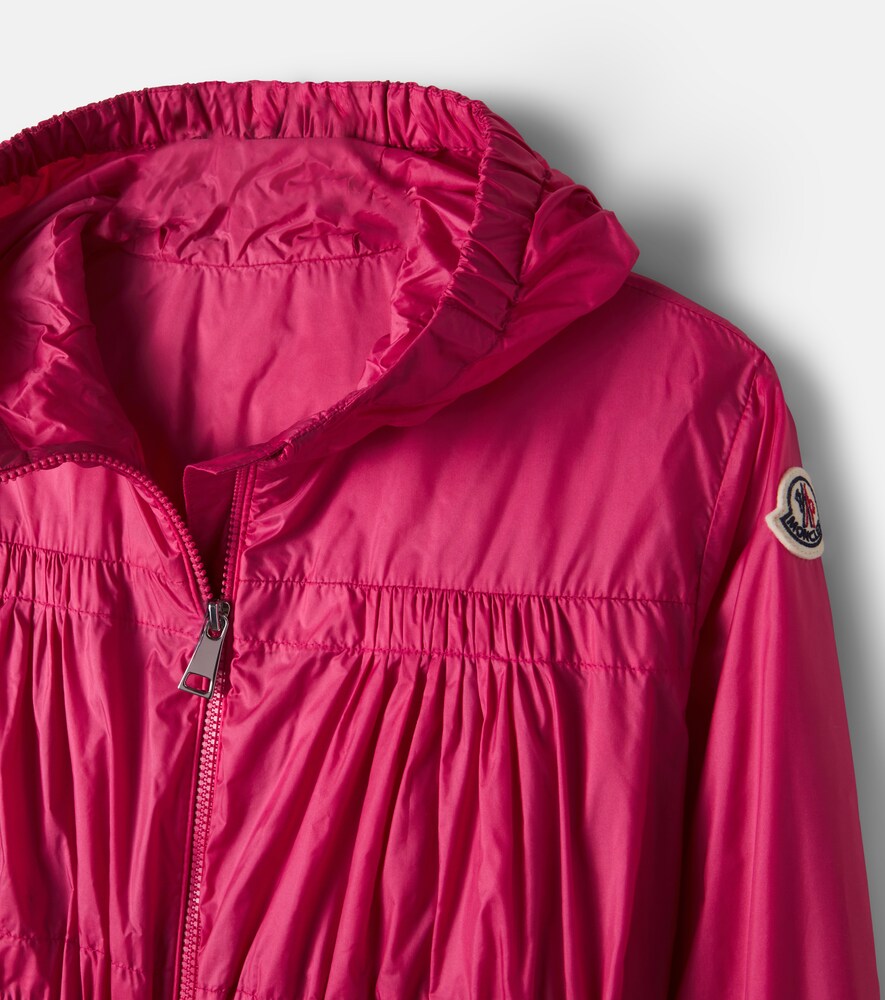  Moncler Enfant Moncler Enfant Aulne Gathered Hooded Jacket 