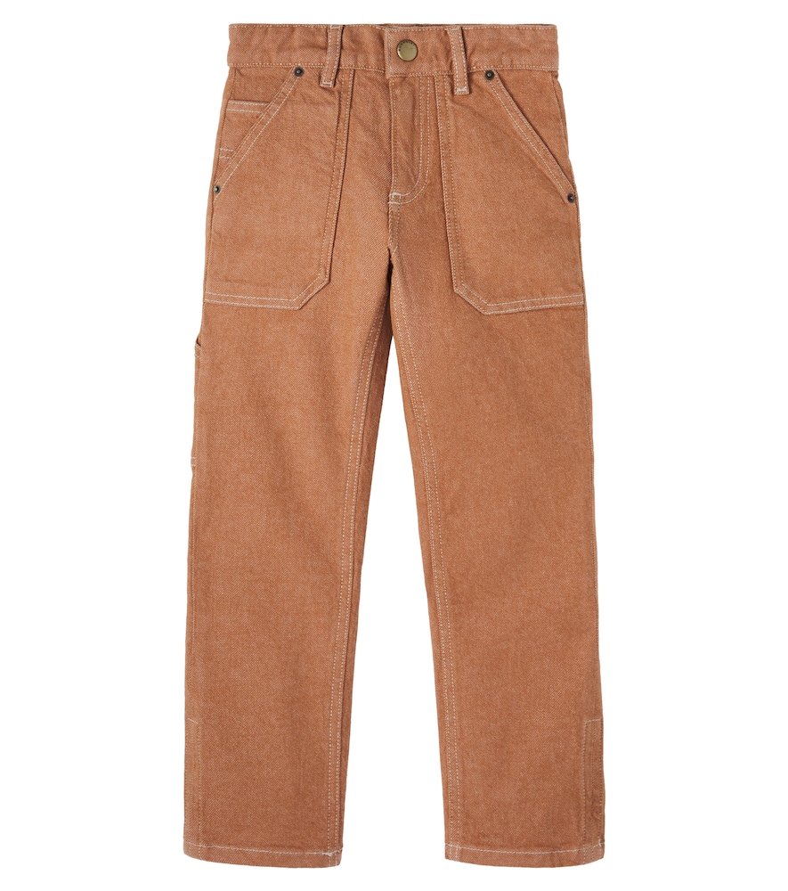Bonpoint Brown Gael Logo Jeans Y Size 4 - Mytheresa