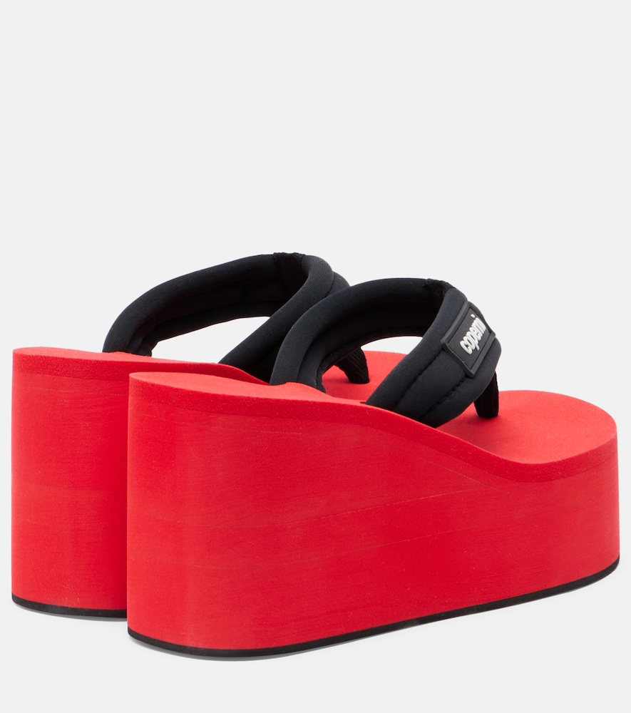 Coperni Coperni Logo Platform Thong Sandals 
