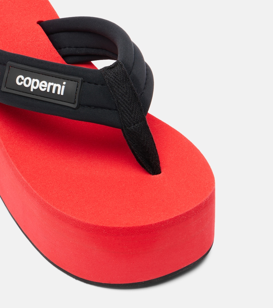  Coperni Coperni Logo Platform Thong Sandals 