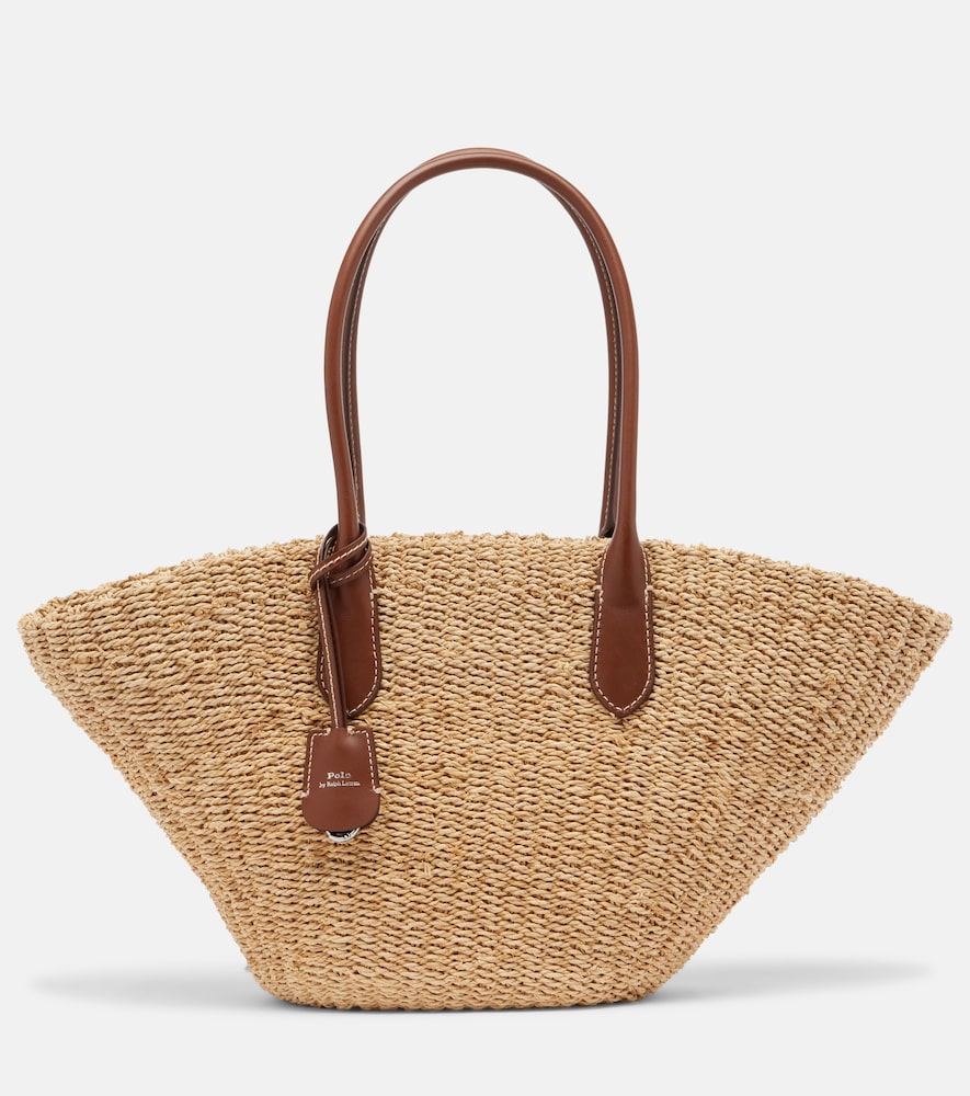 Borsa a cesto Bellport Medium in rafia