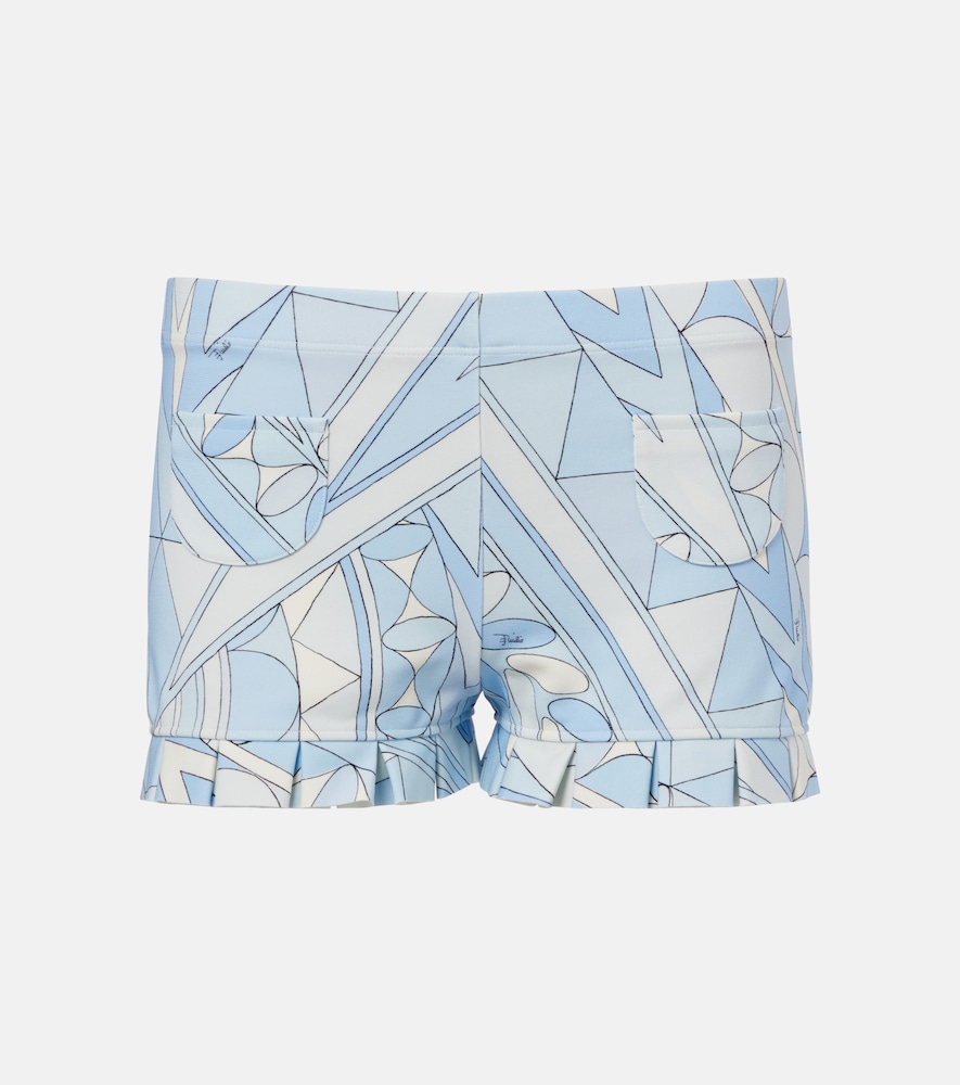 Pucci Manuba ruffled jersey shorts