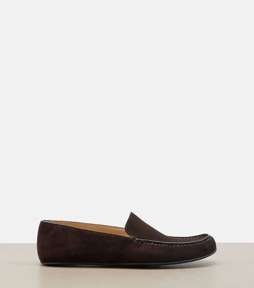  The Row The Row Leo Suede Loafers 