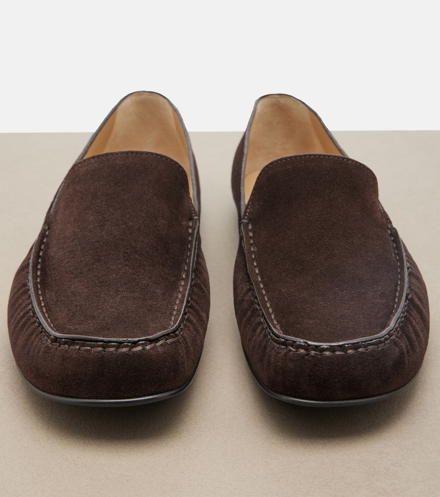  The Row The Row Leo Suede Loafers 