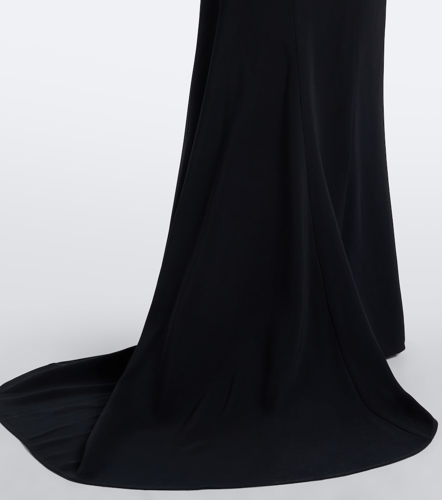 Embellished Crêpe Gown