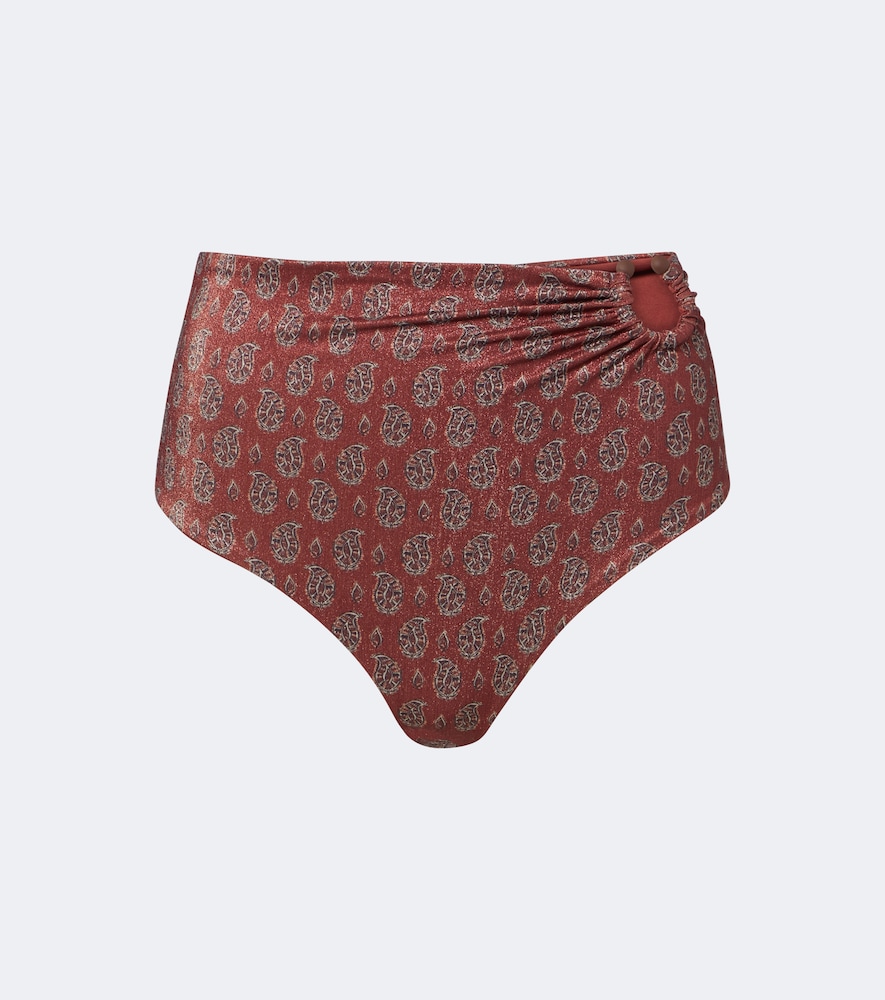 Slip bikini con stampa