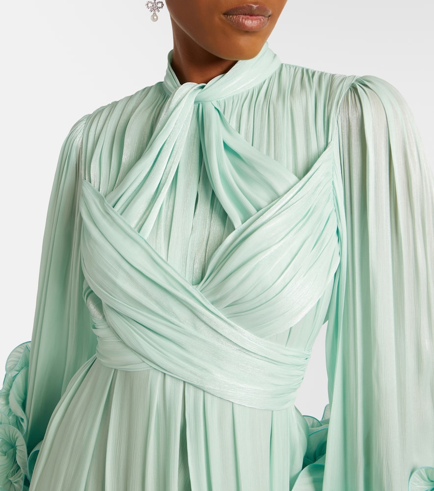  Costarellos Costarellos Ruffled Georgette Gown 