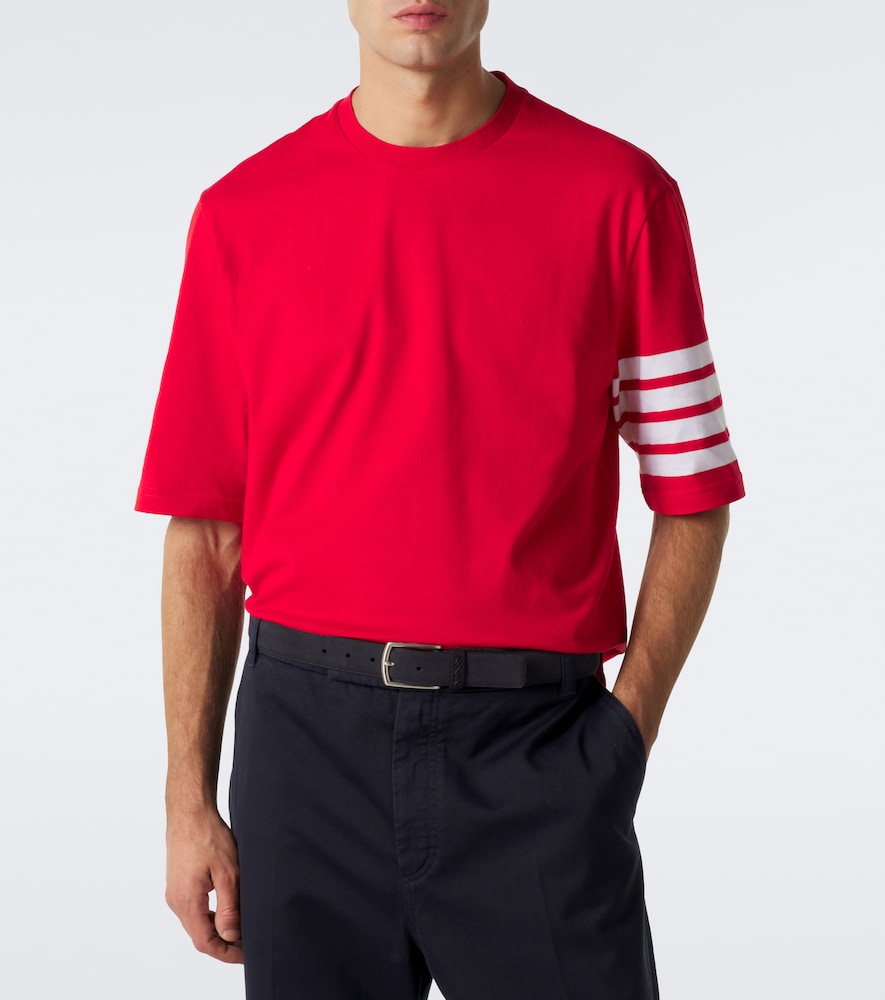 4-Bar Cotton Jersey T-Shirt