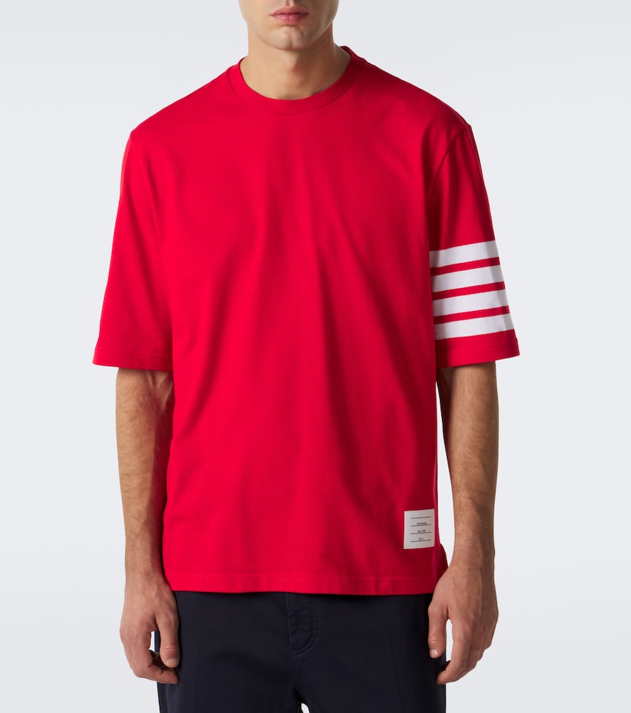 4-Bar Cotton Jersey T-Shirt