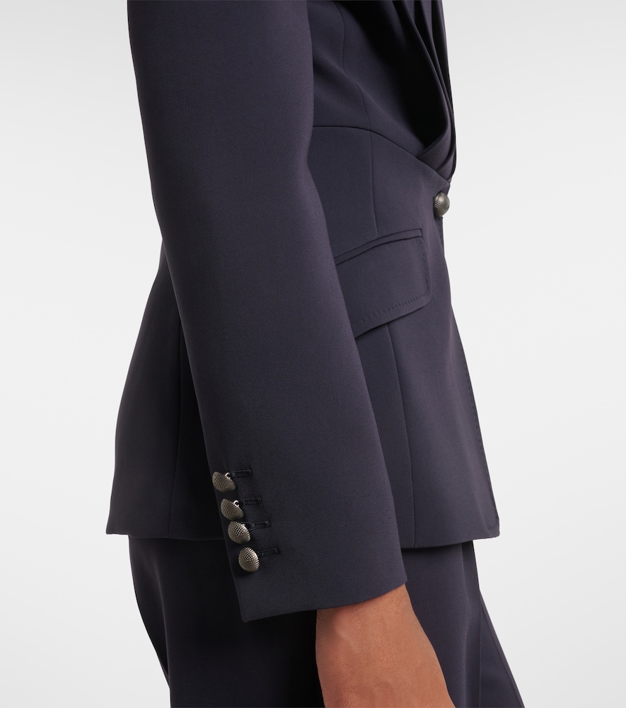  Max Mara Max Mara Pleated Cady Blazer 
